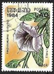 Stamps Laos -  Datura meteloides