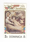 Sellos de America - Dominica -  Navidad 1974