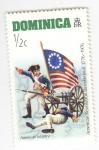 Sellos del Mundo : America : Dominica : Bicentenario de la revolución americana 1776-1976
