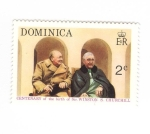 Sellos del Mundo : America : Dominica : Centenario del nacimiento de Winston Churchill