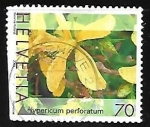 Stamps Switzerland -  Hypericum perforatum