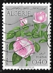 Stamps Algeria -  Rosa odorata