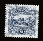 Stamps United States -  Rendición del general inglés Burgoyne en Saratoga