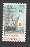 Stamps United States -  Connecticut