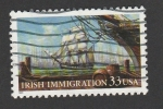 Sellos de America - Estados Unidos -  Inmigración irlandesa