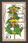 Stamps Germany -  830 - Flor lamier jaune