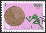 Stamps : America : Cuba :  Juegos olimpicos - medalla de bronze