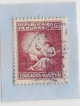 Stamps Peru -  Educacion Nacional