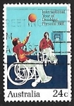Stamps Australia -  Dia internacional del descapacitado - Baloncesto