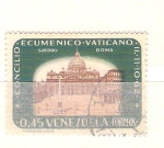 Stamps : America : Venezuela :  RESERVADO concilio ecuménico 
