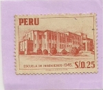 Stamps Peru -  Escuela de Ingenieros