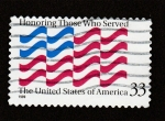 Stamps United States -  Homenajeando a los que sirvieron a la patria