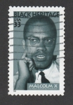 Sellos de America - Estados Unidos -  Malcolm X