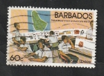 Sellos de America - Barbados -  531 - Vigilancia de huracanes por los servicios policiales