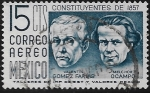 Stamps Mexico -  Constituyentes de 1857: Gómez Farías y Ocampo
