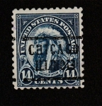 Stamps United States -  Indio americano