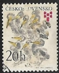 Sellos de Europa - Checoslovaquia -  Pelicano