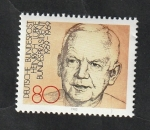 Stamps Germany -  989 - Heinrich Lübke, Presidente de la República Federal de Alemania 