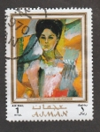 Stamps United Arab Emirates -  Christa Ludwig por Rutsch
