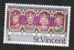 Stamps Saint Vincent and the Grenadines -  459 - 25 Anivº de la coronación de Elizabeth II