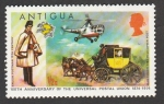Sellos de America - Antigua y Barbuda -  100 Aniv. de la Unióm postal Universal
