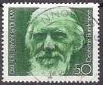 Stamps Germany -  936 - Wilhelm Raabe, poeta y autor