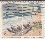 Stamps United States -  CENTENARIO NACIONAL PARCK 
