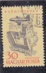 Stamps Hungary -  AVION SOBREVOLANDO SAROSPATAK