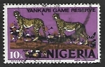 Stamps Nigeria -  Felinos de Presa - Guepardos 