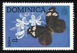 Sellos de America - Dominica -  Mariposas