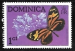 Stamps Dominica -  Mariposas