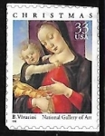 Stamps United States -  Madonna - Bartolomeo Vivarini