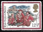 Stamps United Kingdom -  Navidad 1982