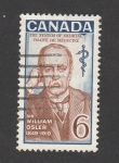 Sellos de America - Canad� -  Sir William Osler