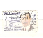 Stamps United States -  pionero de la aviación