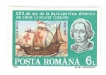 Sellos de Europa - Rumania -  500 años del descubrimiento de America