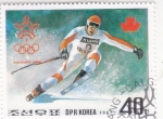 Stamps North Korea -  OLIMPIADA CALGARY'88