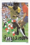 Sellos de America - Guyana -  MUNDIAL DE FUTBOL ITALIA'90