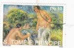 Stamps S�o Tom� and Pr�ncipe -  PINTURA DESNUDOS-RENOIR 