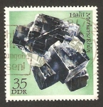 Sellos de Europa - Alemania -  1431 - Minerales de la R.D.A., halite de merkers