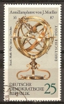 Stamps Germany -  1482 - Globo terrestre