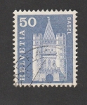 Stamps Switzerland -  Puerta de Basilea