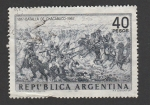Stamps Argentina -  Batalla de Chacabuco