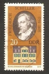 Stamps Germany -  1551 - Friedrich Schiller