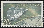 Stamps Czechoslovakia -  Sputnik III