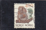 Sellos de Europa - Noruega -  ARDILLA