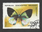 Stamps Madagascar -  Alcidis aurora