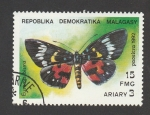 Stamps Madagascar -  Eusomia bisma