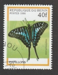 Stamps Benin -  Graphium policenes