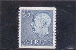 Stamps Sweden -  Gustavo VI Adolfo de Suecia